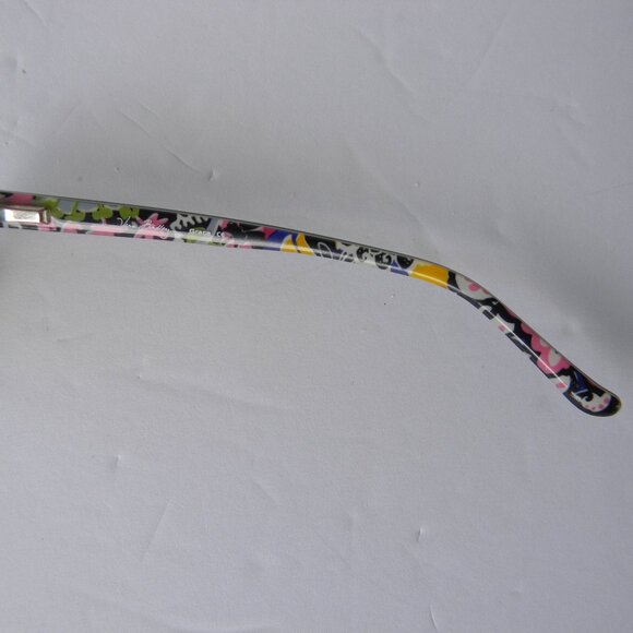 VERA BRADLEY RIO GREEN/GRAY PRESCRIPTION EYEGLASSES & CASE **FRAMES ONLY - Picture 3 of 7